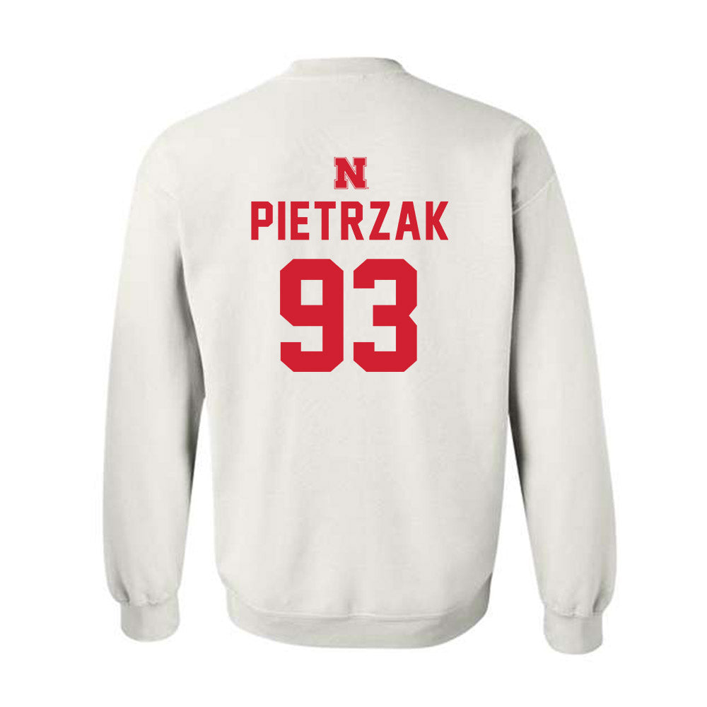 Nebraska - NCAA Football : Kade Pietrzak - Sports Shersey Crewneck Sweatshirt-1
