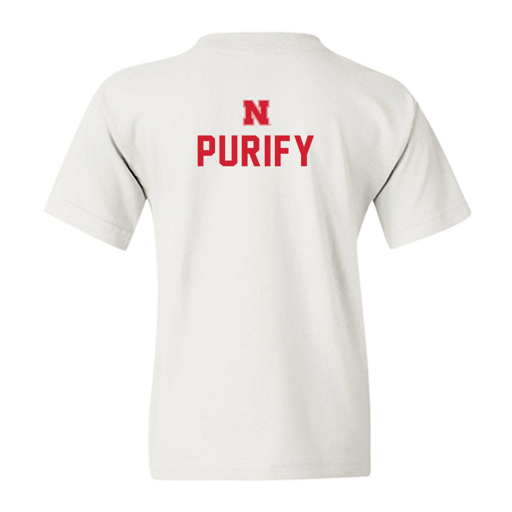 Nebraska - NCAA Football : Maurice Purify - Sports Shersey Youth T-Shirt-1