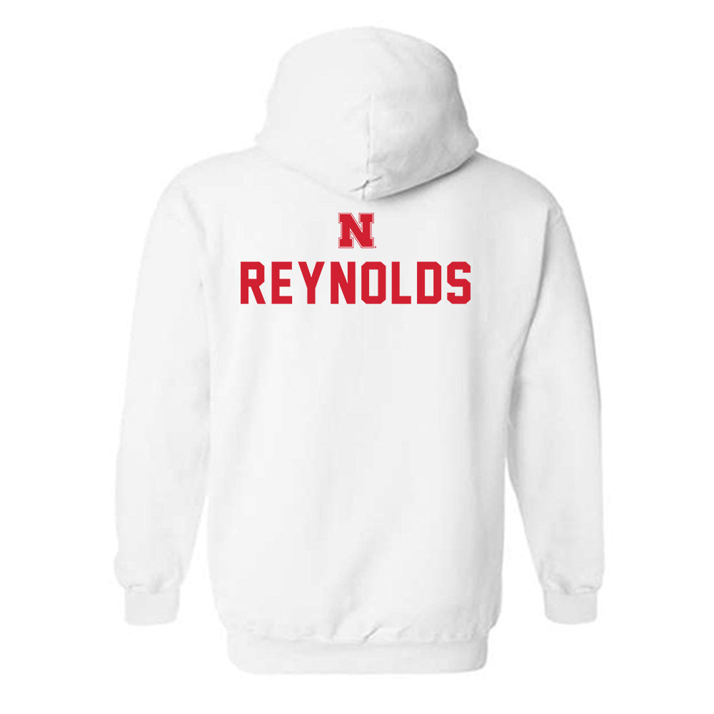 Nebraska - NCAA Football : Jase Reynolds - Sports Shersey Hooded Sweatshirt-1