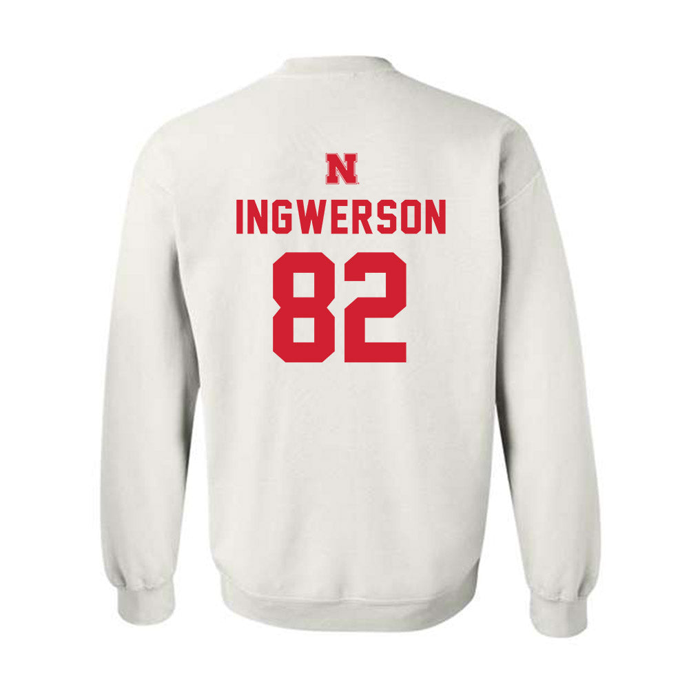 Nebraska - NCAA Football : Eric Ingwerson - Sports Shersey Crewneck Sweatshirt-1