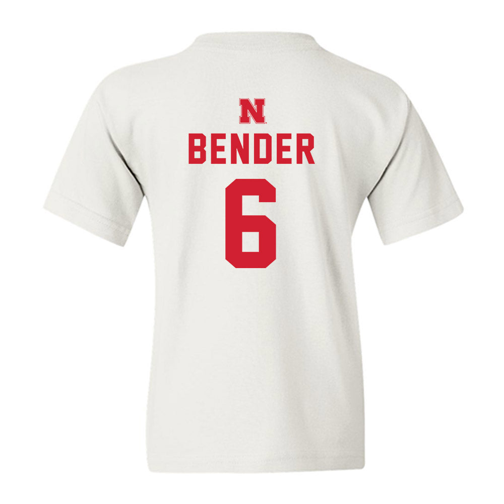 Nebraska - NCAA Baseball : Pryce Bender - Sports Shersey Youth T-Shirt-1