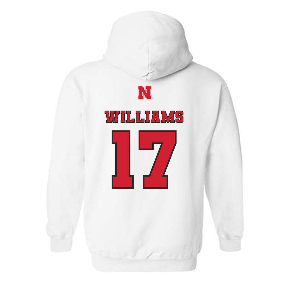 Nebraska - NCAA Women's Volleyball : Keoni Williams - Sports Shersey Hooded Sweatshirt-1