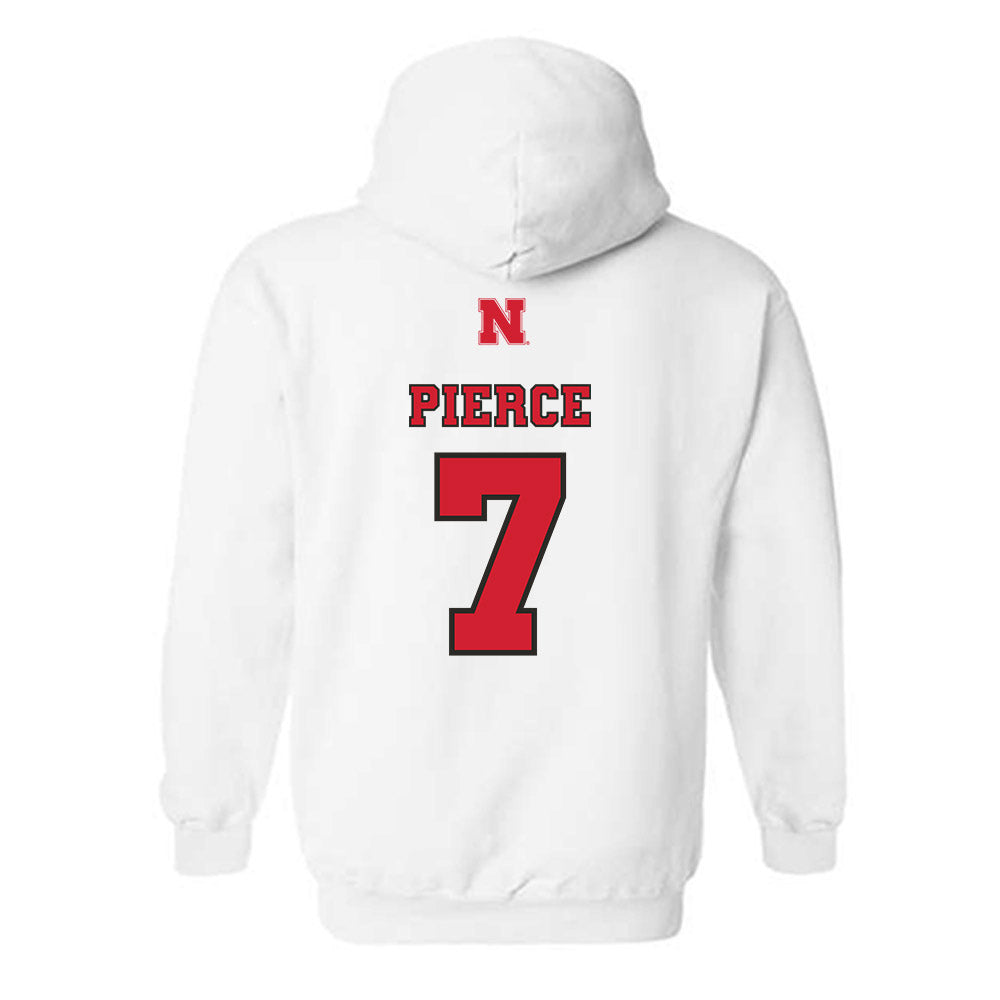 Nebraska - NCAA Women's Volleyball : Skyler Pierce - Sports Shersey Hooded Sweatshirt-1