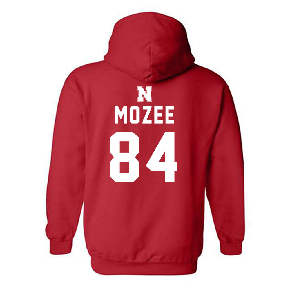 Nebraska - NCAA Football : Isaiah Mozee - Replica Shersey Hooded Sweatshirt-1