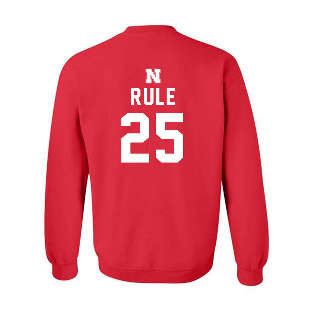 Nebraska - NCAA Football : Jamal Rule - Replica Shersey Crewneck Sweatshirt-1