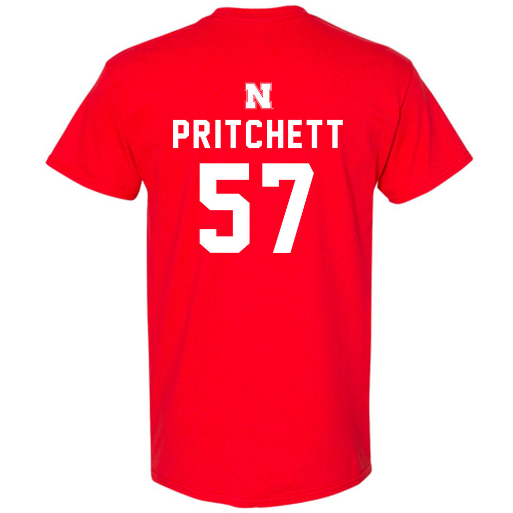 Nebraska - NCAA Football : Elijah Pritchett - Replica Shersey T-Shirt-1