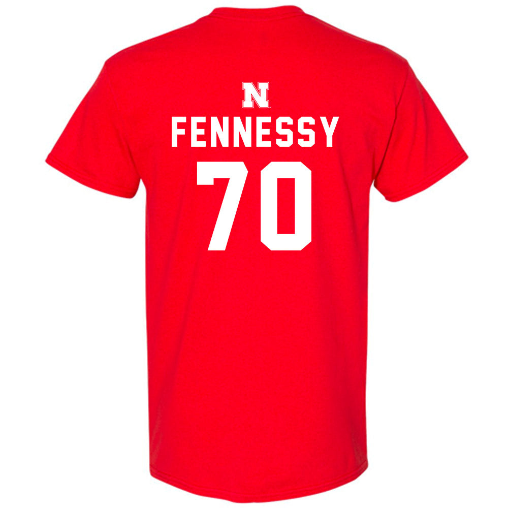 Nebraska - NCAA Football : Nolan Fennessy - T-Shirt
