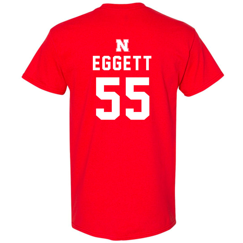 Nebraska - NCAA Women's Soccer : Kate Eggett - Replica Shersey T-Shirt-1