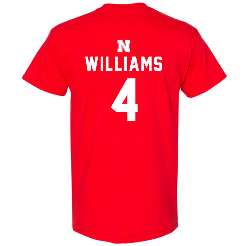 Nebraska - NCAA Women's Soccer : Karli Williams - Replica Shersey T-Shirt-1