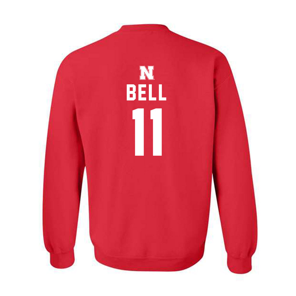 Nebraska - NCAA Football : Demitrius Bell - Replica Shersey Crewneck Sweatshirt-1