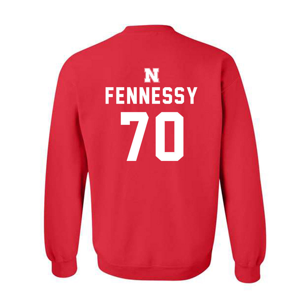 Nebraska - NCAA Football : Nolan Fennessy - Crewneck Sweatshirt