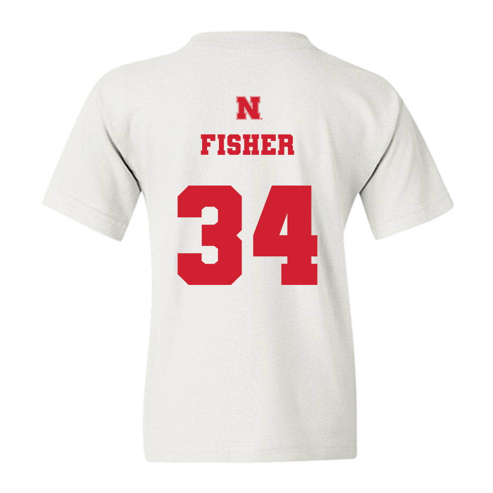 Nebraska - NCAA Women's Basketball : Emily Fisher - Generic Shersey Youth T-Shirt-1