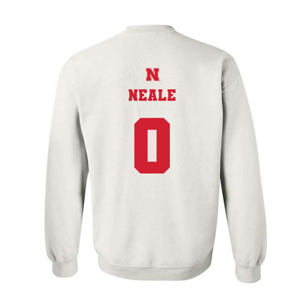 Nebraska - NCAA Women's Basketball : Alanna Neale - Generic Shersey Crewneck Sweatshirt-1