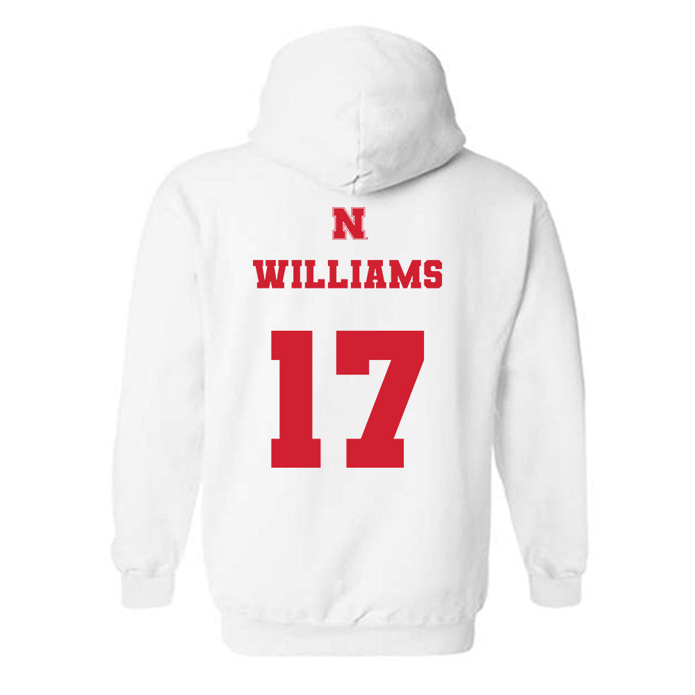 Nebraska - NCAA Women's Volleyball : Keoni Williams - Generic Shersey Hooded Sweatshirt-1
