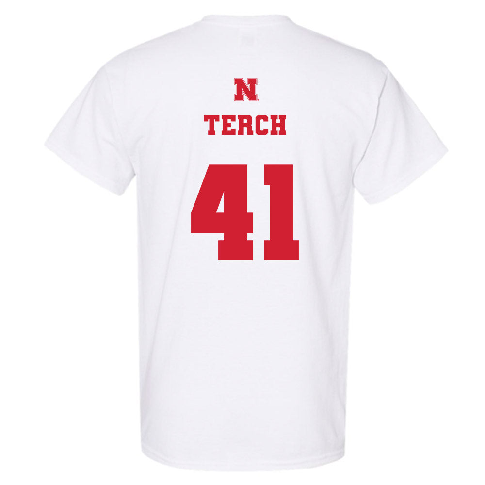 Nebraska - NCAA Football : Tanner Terch - Generic Shersey T-Shirt-1
