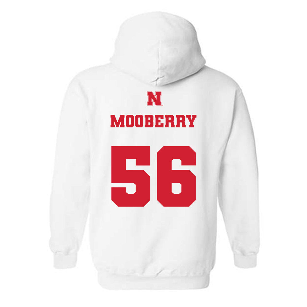 Nebraska - NCAA Football : Pierce Mooberry - Generic Shersey Hooded Sweatshirt-1
