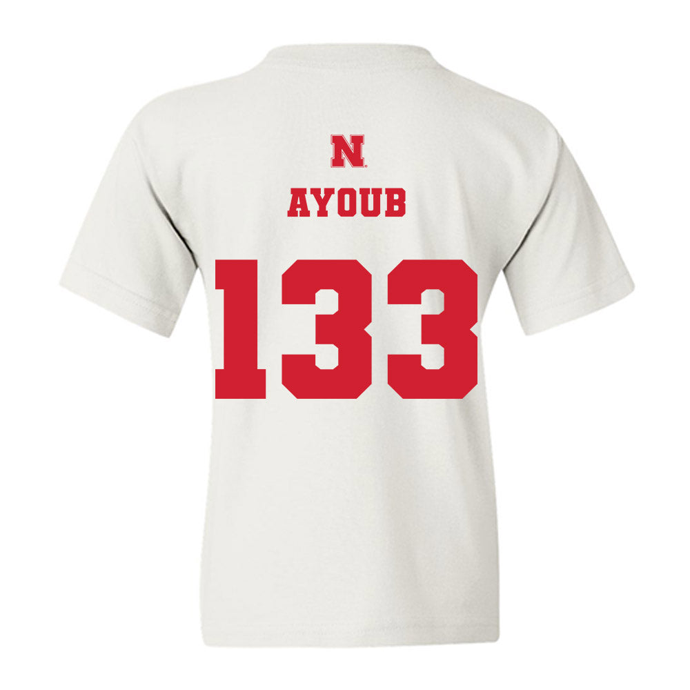 Nebraska - NCAA Wrestling : Omar Ayoub - Generic Shersey Youth T-Shirt-1