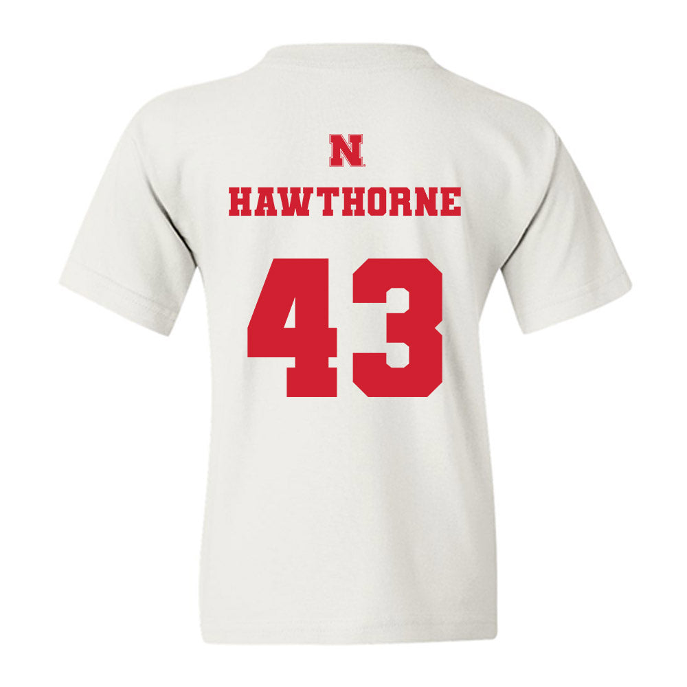 Nebraska - NCAA Football : Will Hawthorne - Generic Shersey Youth T-Shirt-1
