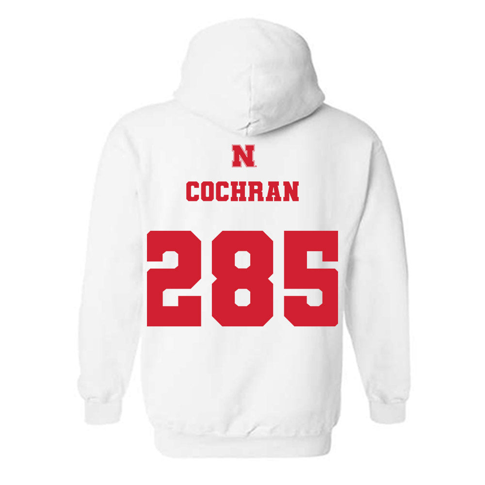 Nebraska - NCAA Wrestling : Lucas Cochran - Generic Shersey Hooded Sweatshirt-1