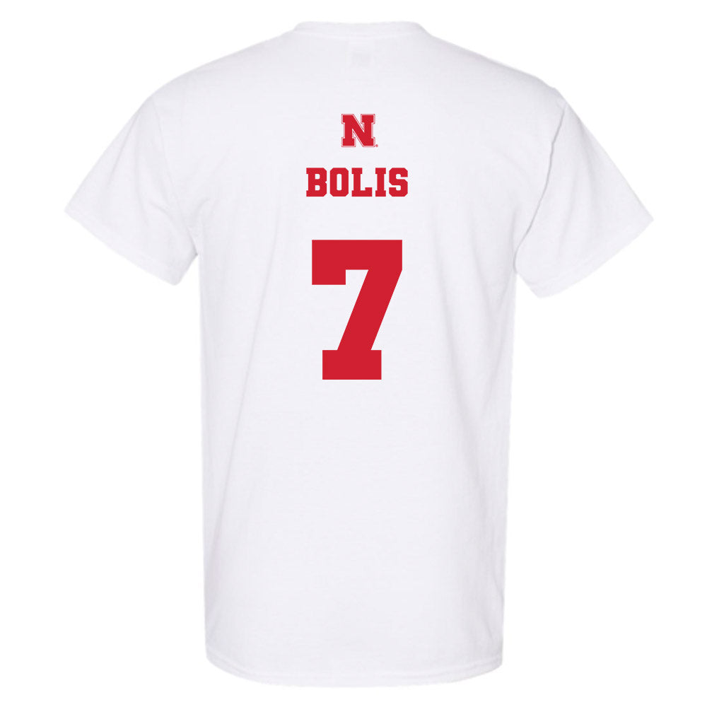 Nebraska - NCAA Men's Basketball : Justin Bolis - Generic Shersey T-Shirt-1