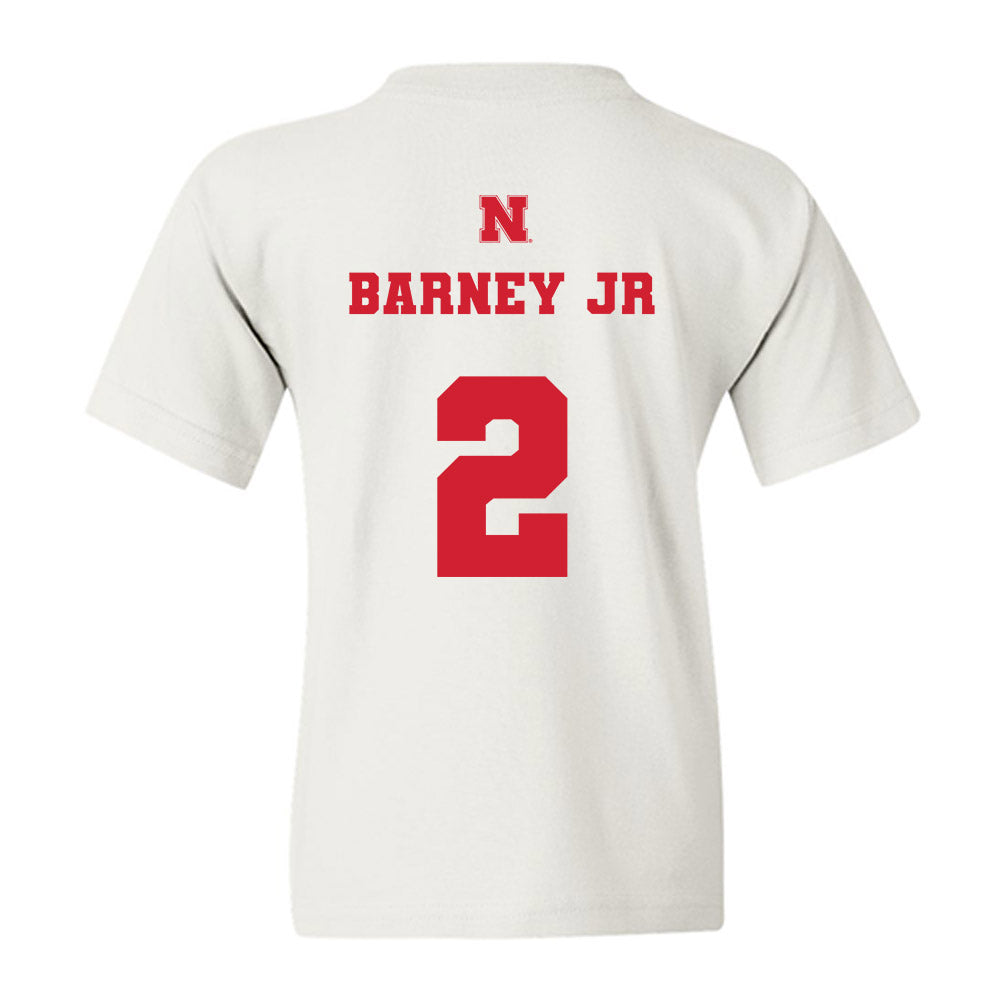 Nebraska - NCAA Football : Jacory Barney Jr - Generic Shersey Youth T-Shirt-1