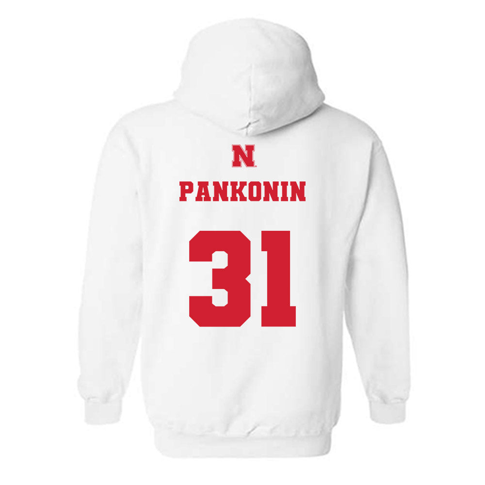 Nebraska - NCAA Baseball : Auden Pankonin - Generic Shersey Hooded Sweatshirt-1