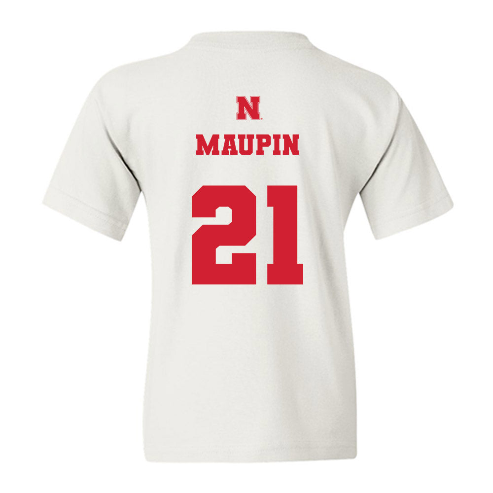 Nebraska - NCAA Women's Basketball : Eliza Maupin - Generic Shersey Youth T-Shirt-1
