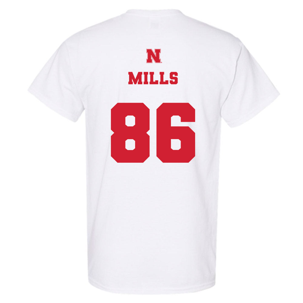 Nebraska - NCAA Football : Cortez Mills - Generic Shersey T-Shirt-1