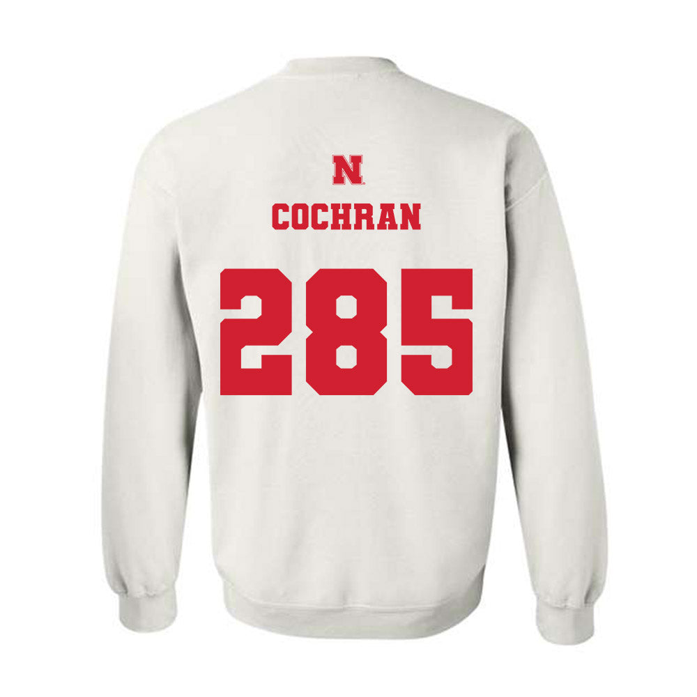 Nebraska - NCAA Wrestling : Lucas Cochran - Generic Shersey Crewneck Sweatshirt-1