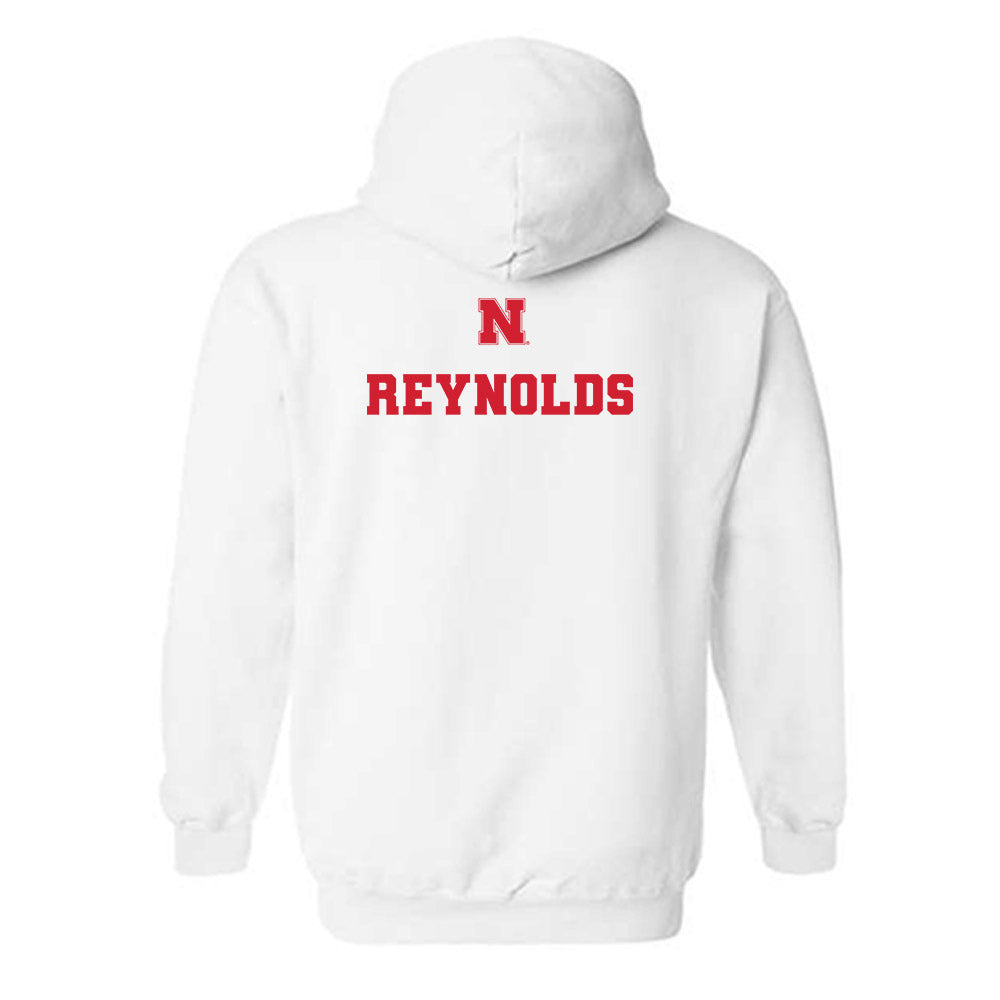 Nebraska - NCAA Football : Jase Reynolds - Generic Shersey Hooded Sweatshirt-1