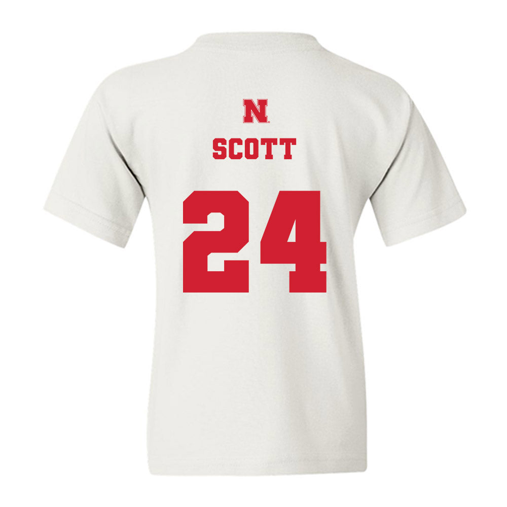 Nebraska - NCAA Football : Nalin Scott - Generic Shersey Youth T-Shirt-1