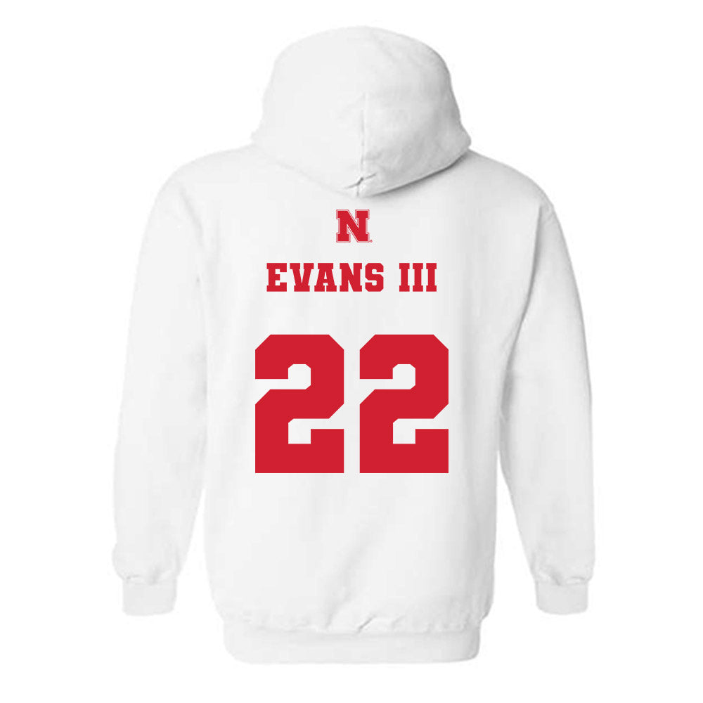 Nebraska - NCAA Football : Victor Evans III - Generic Shersey Hooded Sweatshirt-1