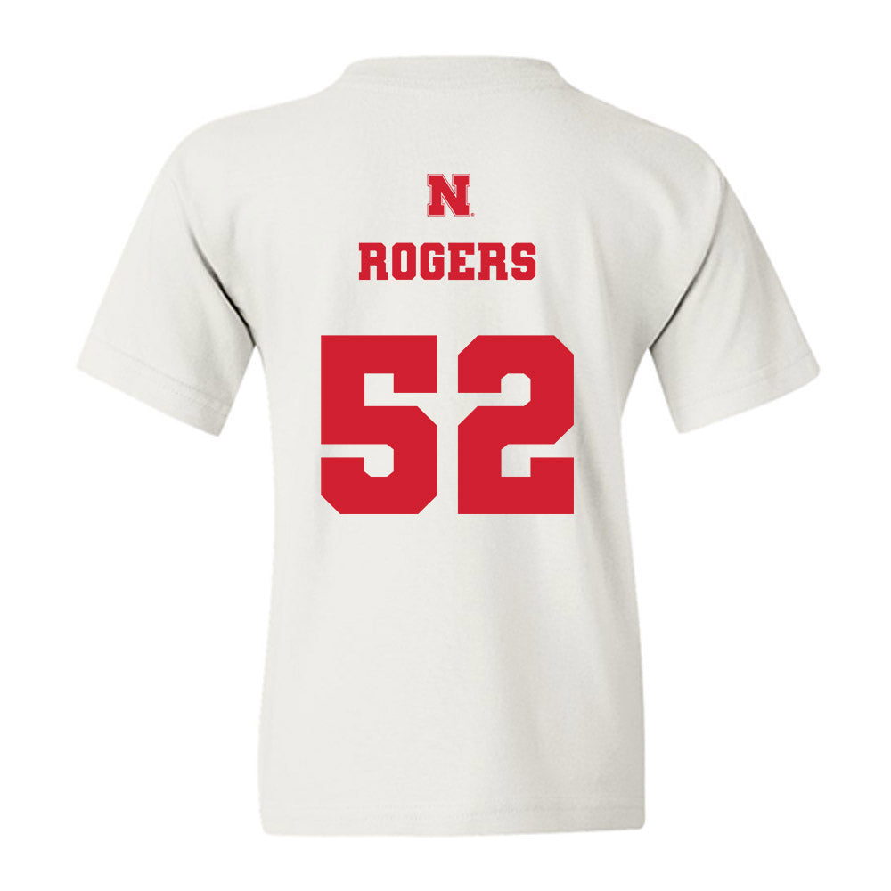Nebraska - NCAA Football : Dylan Rogers - Generic Shersey Youth T-Shirt-1
