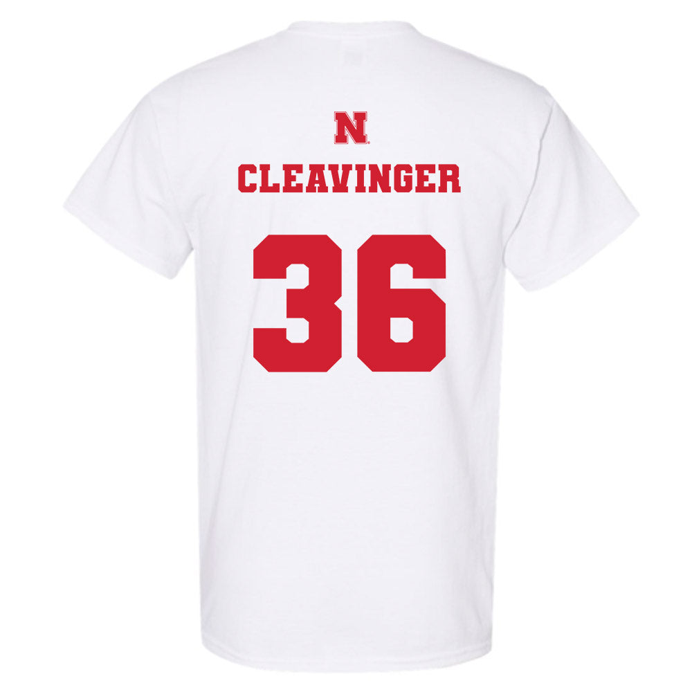 Nebraska - NCAA Baseball : Grant Cleavinger - Generic Shersey T-Shirt-1