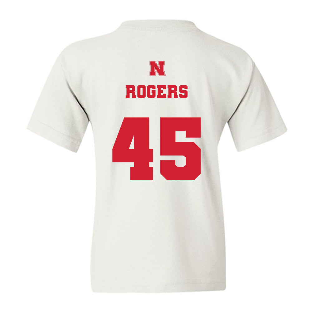 Nebraska - NCAA Football : Dylan Rogers - Generic Shersey Youth T-Shirt-1