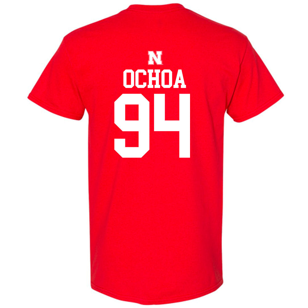 Nebraska - NCAA Football : Jordan Ochoa - Generic Shersey T-Shirt-1