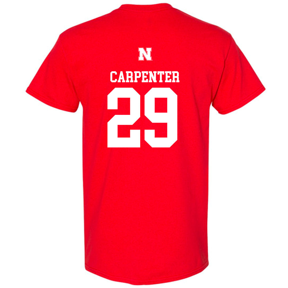 Nebraska - NCAA Women's Soccer : Kayma Carpenter - Generic Shersey T-Shirt-1