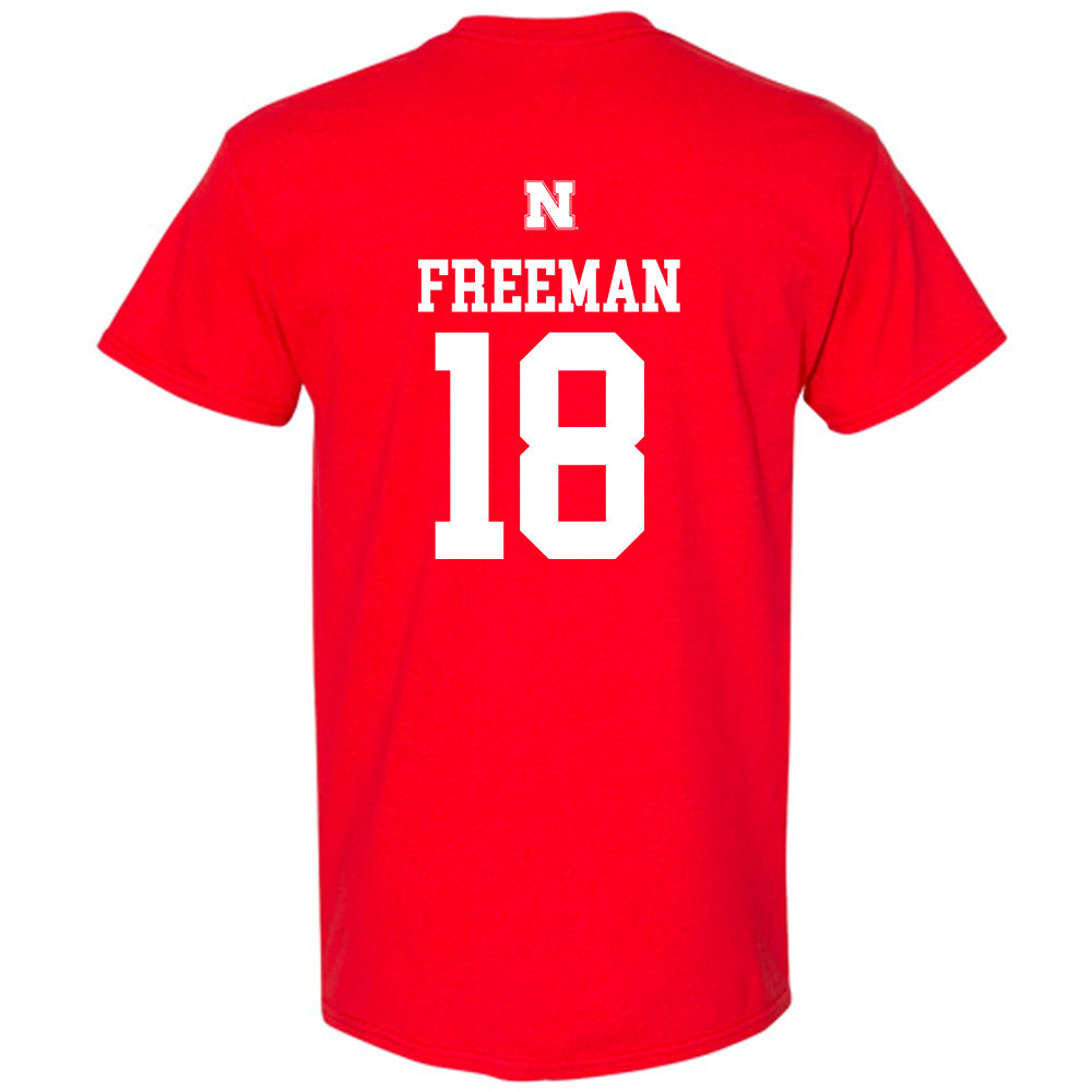 Nebraska - NCAA Baseball : Preston Freeman Freeman - Generic Shersey T-Shirt-1