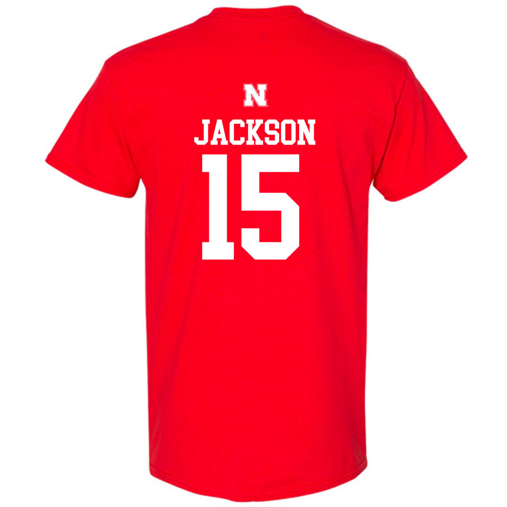 Nebraska - NCAA Women's Volleyball : Andi Jackson - Generic Shersey T-Shirt-1