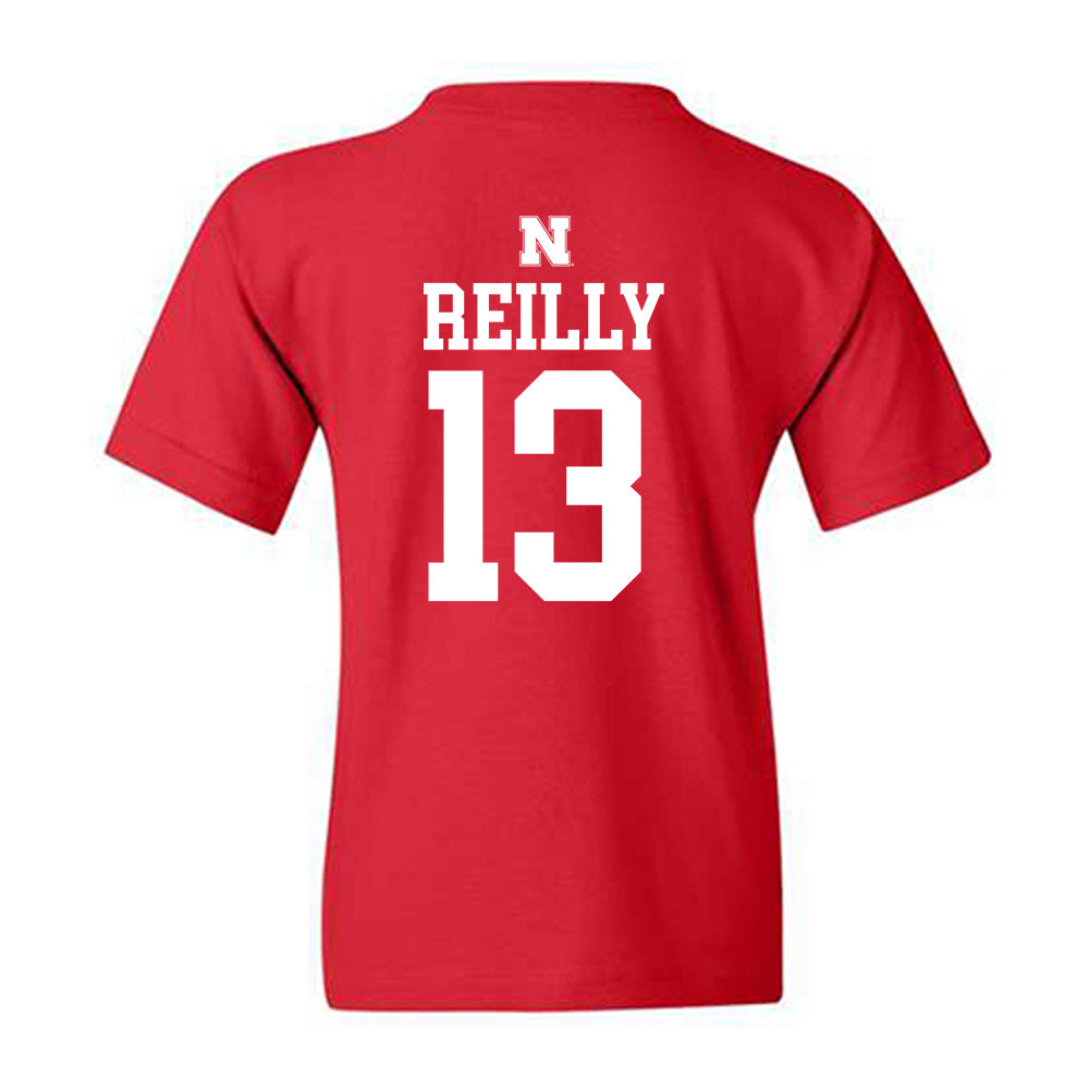 Nebraska - NCAA Women's Volleyball : Bergen Reilly - Generic Shersey Youth T-Shirt-1