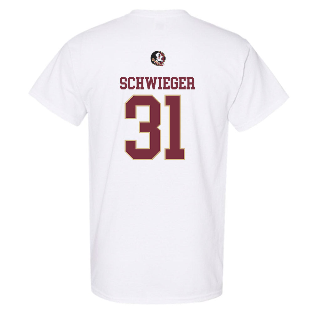 FSU - NCAA Men's Basketball : Cooper Schwieger - Fashion Shersey T-Shirt-1