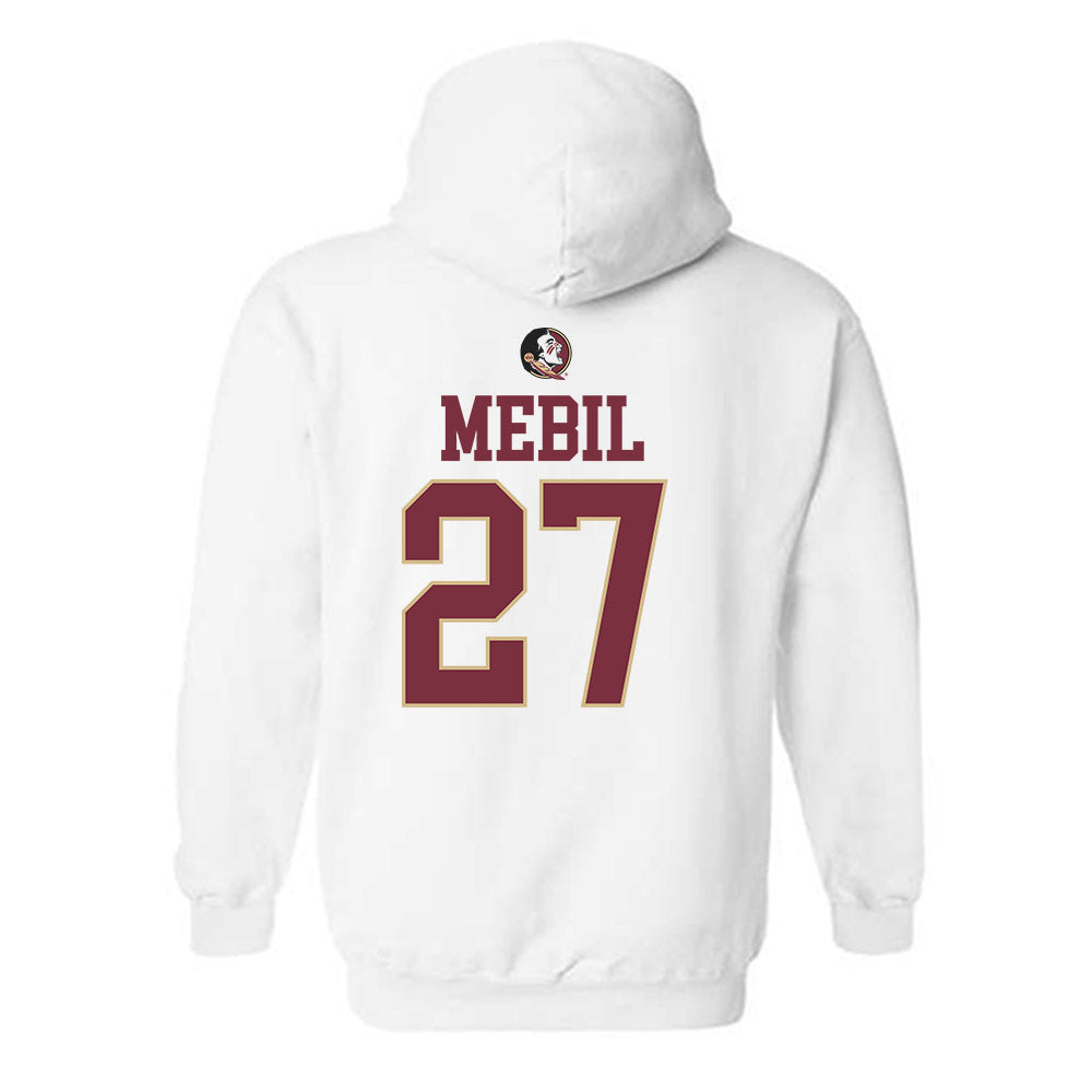 FSU - NCAA Baseball : Kevin Mebil - Fashion Shersey Hooded Sweatshirt-1