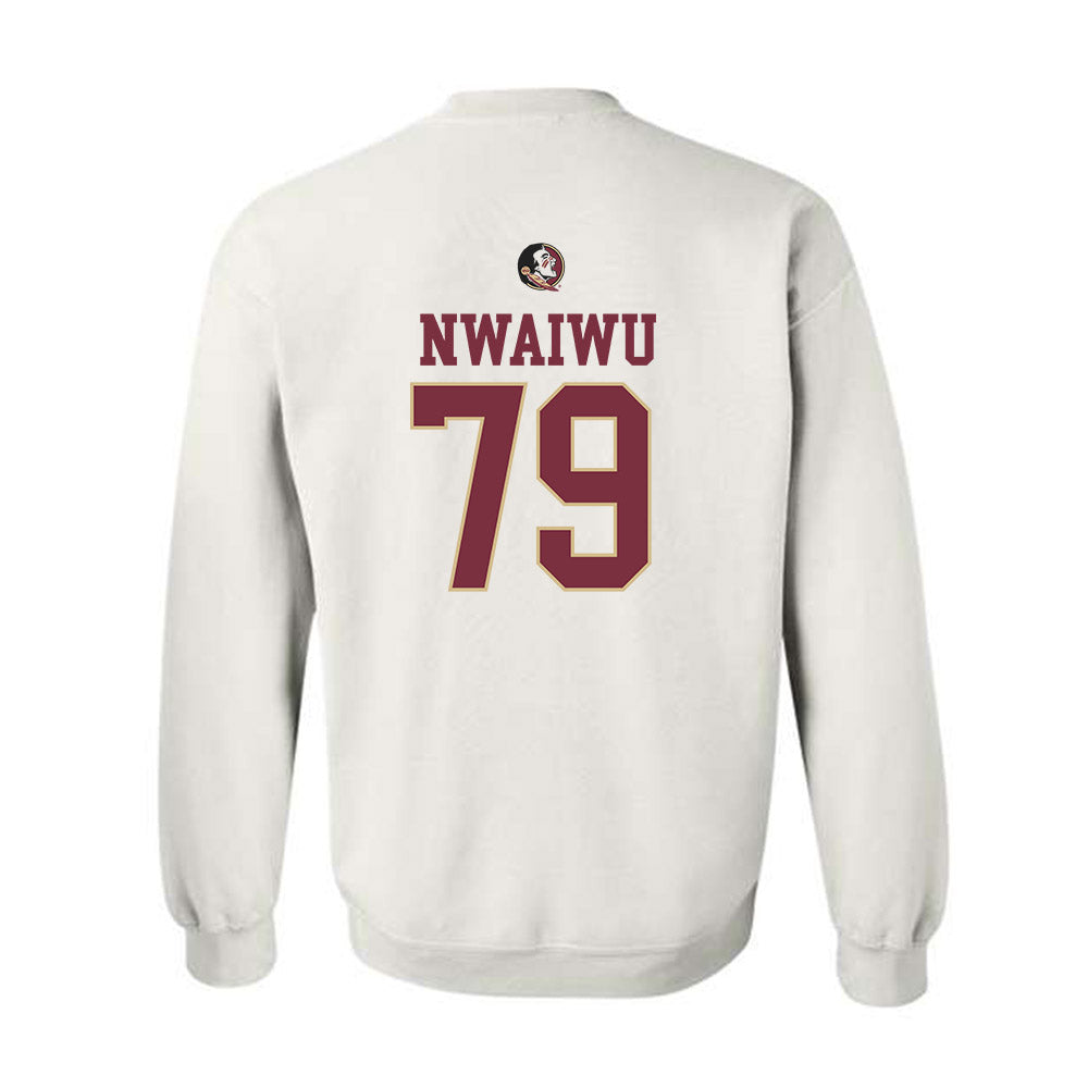 FSU - NCAA Football : Chimdia Nwaiwu - Fashion Shersey Crewneck Sweatshirt-1