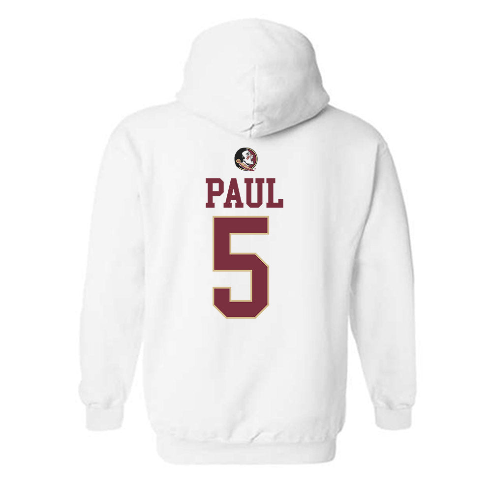 FSU - NCAA Men's Basketball : Collin Paul - Fashion Shersey Hooded Sweatshirt-1