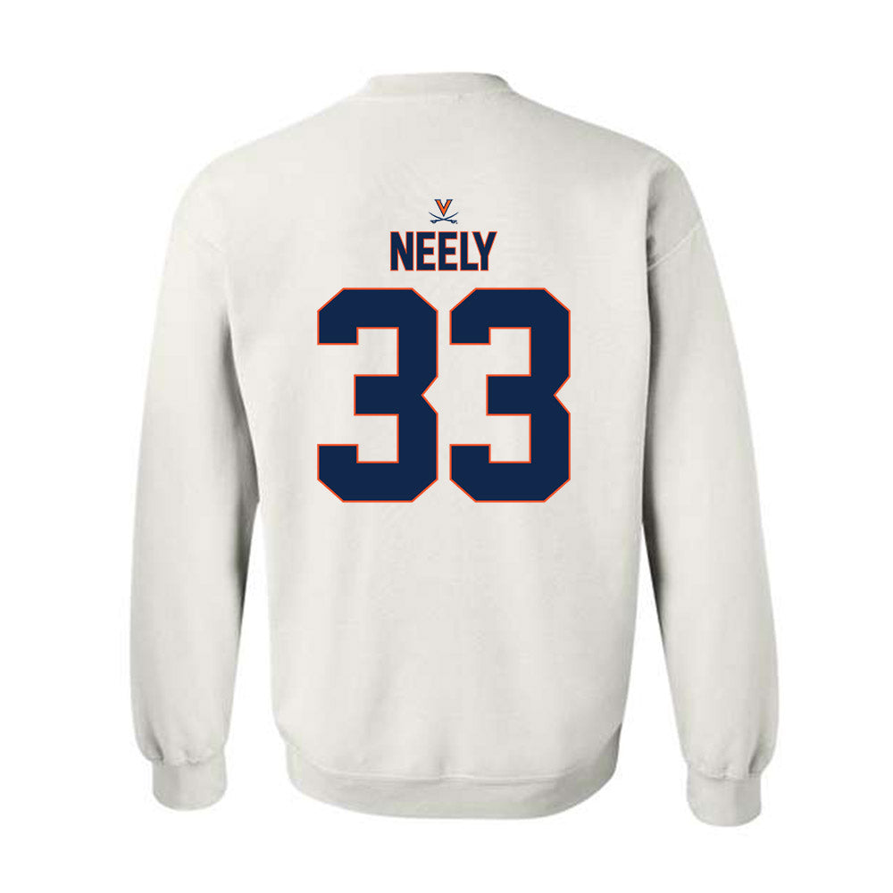 Virginia - NCAA Baseball : Bryce Neely - Replica Shersey Crewneck Sweatshirt-1