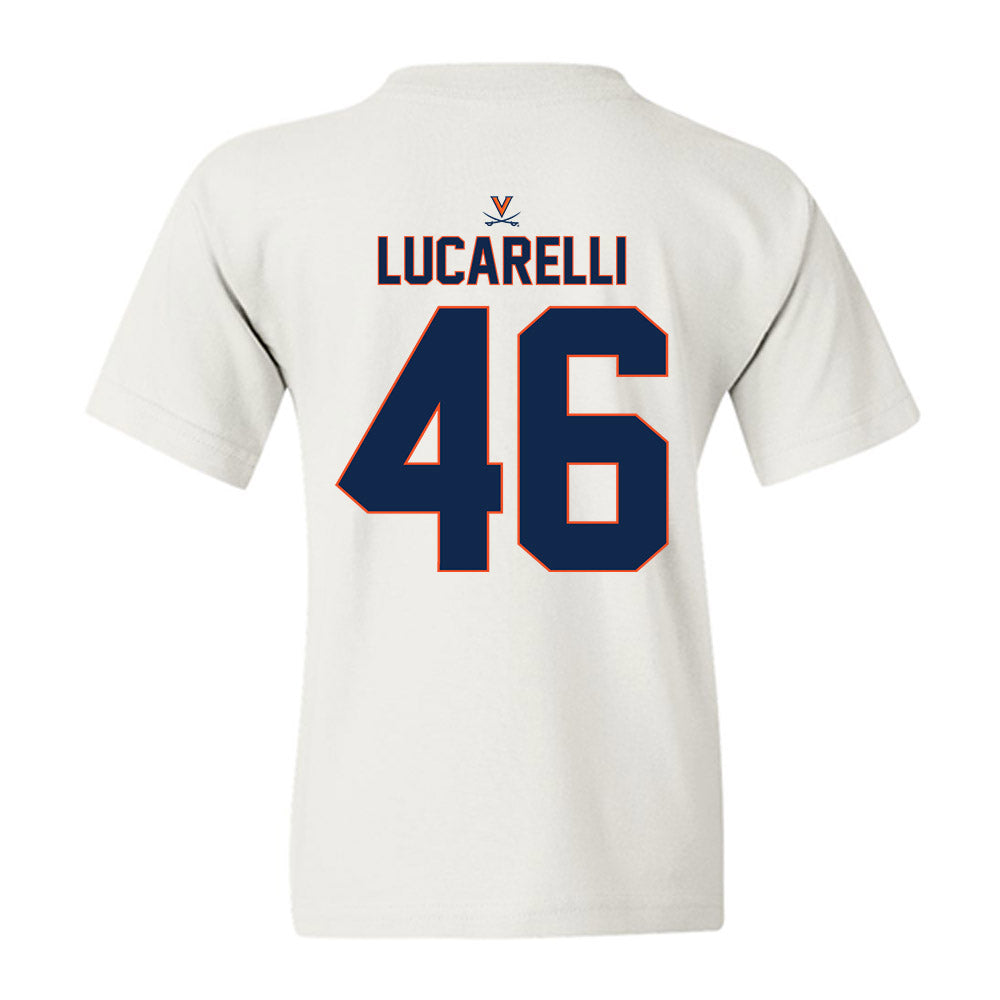 Virginia - NCAA Baseball : Christian Lucarelli - Replica Shersey Youth T-Shirt-1
