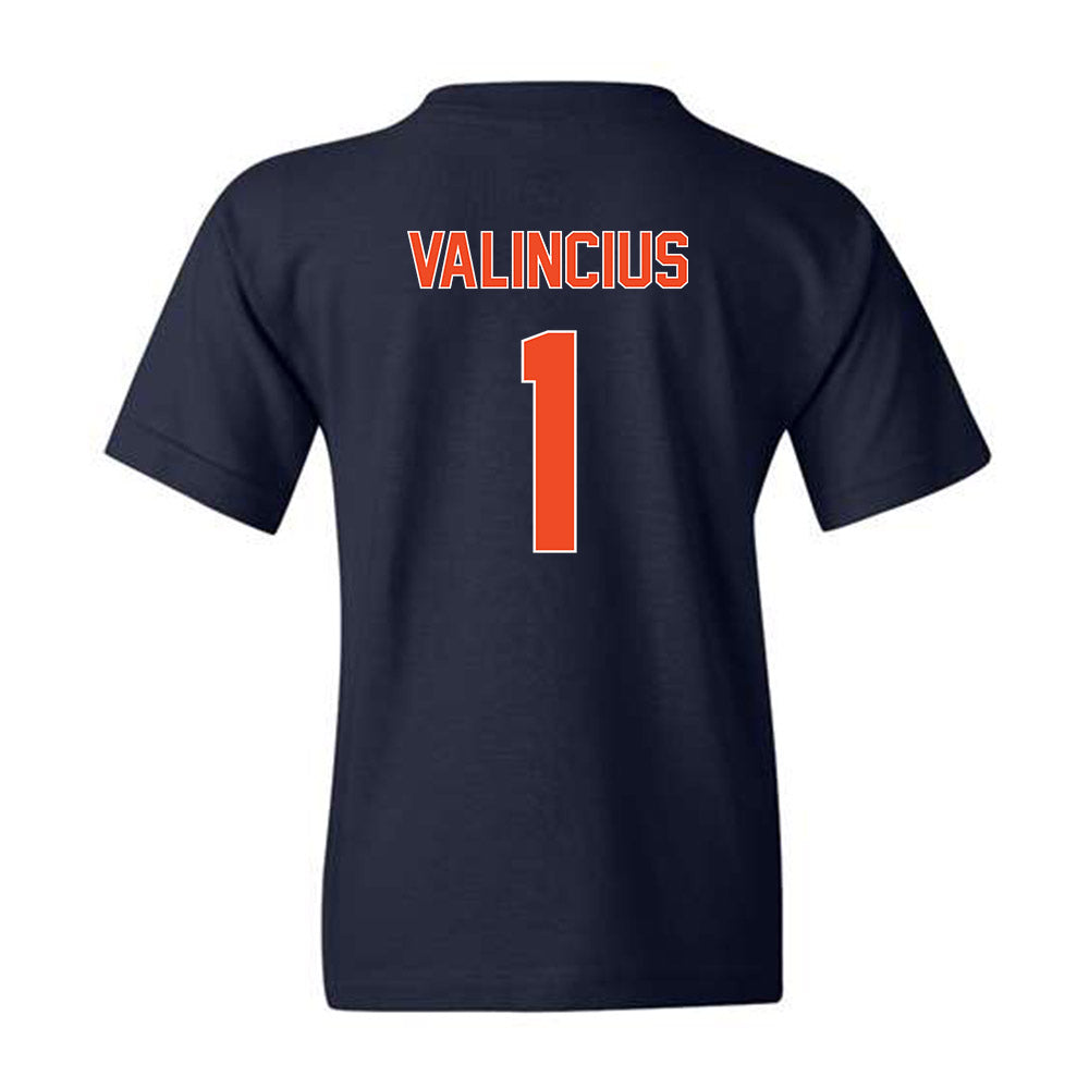 Virginia - NCAA Baseball : Tomas Valincius - Replica Shersey Youth T-Shirt