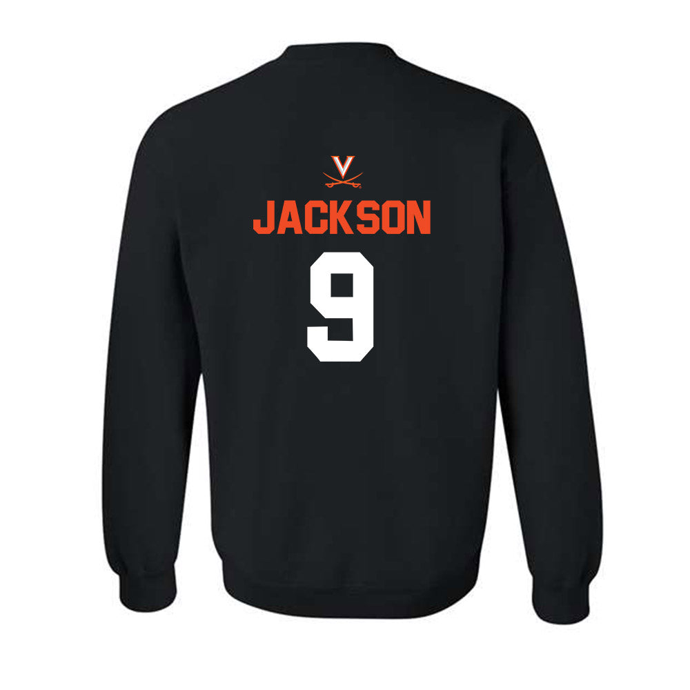 Virginia - NCAA Football : Jermarian Jackson - Crewneck Sweatshirt-1