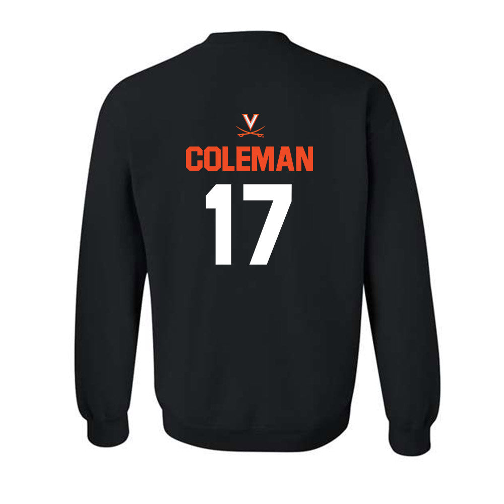 Virginia - NCAA Football : TyLyric Coleman - Crewneck Sweatshirt-0
