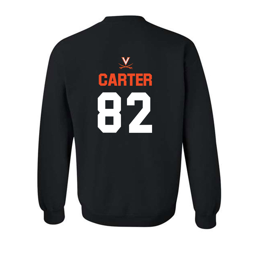 Virginia - NCAA Football : DaMari Carter - Crewneck Sweatshirt-1
